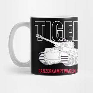 Best for the tank lover! Famous German tank Pz-VI Tiger Mug